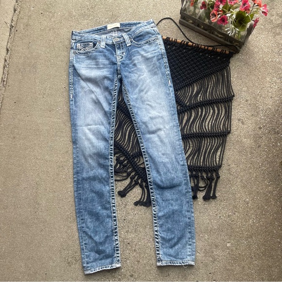 Big Star Low Rise Skinny Jeans Size 26 - Picture 2 of 8